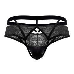CandyMan Jockstrap Dentelle Lalita Noir